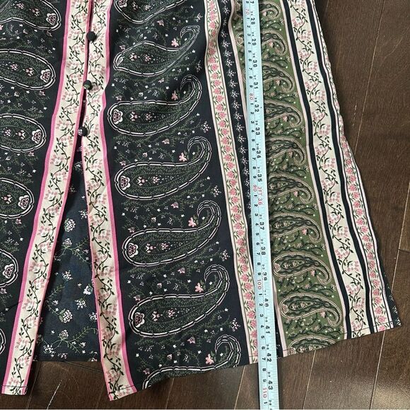 Cupcakes and Cashmere Nollie Stripe Long Sleeve Midi Dress Sz Small - Picture 14 of 16